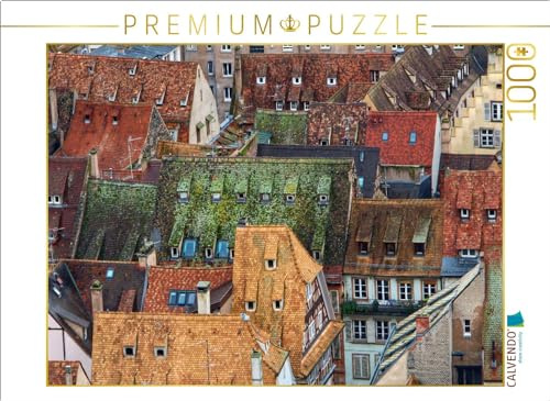 CALVENDO Puzzle Über den Dächern von Straßburg | 1000 Teile Lege-Größe 64 x 48 cm Foto-Puzzle für glückliche Stunden