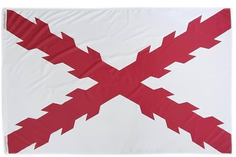 2 Banderas de Cruz de Borgoña, 150cm x 90cm, Grande Imperio Español