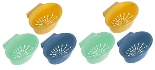 6 cestas de drenaje para cocina, escurridor, escurridor, escurridor, escurridor, plegable, soporte para fregadero, colador, colador, colador, colador, coladores, frutas, ropa, cesta de verduras,