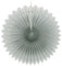 Whakano 10 Stück Papier Fächer Dekoration,Pompoms Tissue Blumen,Papierblumen Zum Aufhängen,Party Geburtstag Hochzeit Babyparty Abschlussball Graduierung Classroom Garland Dekoration,Grau,25cm