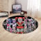 Mifeiwukawa FNAF Teppich für Schwester, runder und weicher Teppich, waschbar, handgewebt, Eingangsmatte, Teppich für Zuhause, Küche, Wohnzimmer, Schlafzimmer (80 cm/100 cm/120 cm) (Typ 7, 120 cm)