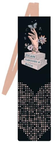 moses. Lesezeichen mit Band Escape I Bookmark I Seitenmarker I Buchmarkierung I Geschenkidee für Buchliebhaber