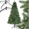 tectake® Sapin de Noël Artificiel Type Nordmann 210 cm Vert avec Pied Metallique Branches denses & réalistes Arbre de Noel Sapin de Noel Artificiel pour Décoration Noel - Plusieurs Tailles