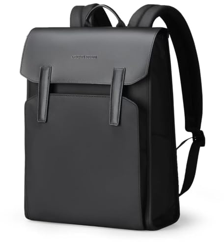MARK RYDEN Leicht 15,6 Zoll Laptop Rucksack Herren, Water-Resistant Leder Business Rucksack, Multifunktional Hightech-Magnetverschlus Rucksack, Geeignet für Pendeln, Tägliches College, Geschäftsreisen