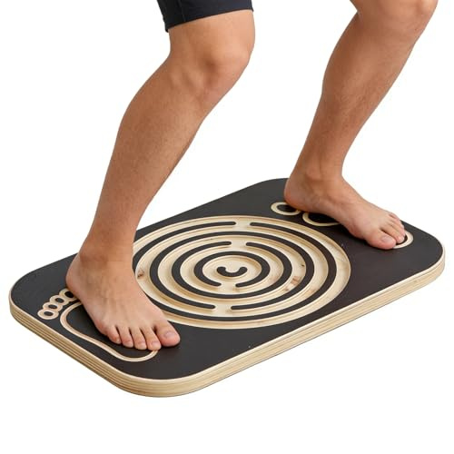 Schrägbrett aus Holz für Stretching und Kniebeugen – verstellbares -Gymnastik-Zubehör für keine Knie-, Fersen- und Beinübungen – Fitnessgerät für