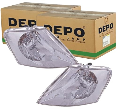 2X Depo Blinker Klarglas vorne