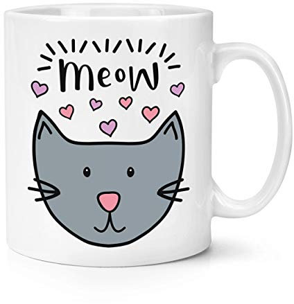 Meow luna gatto 10 once tazza