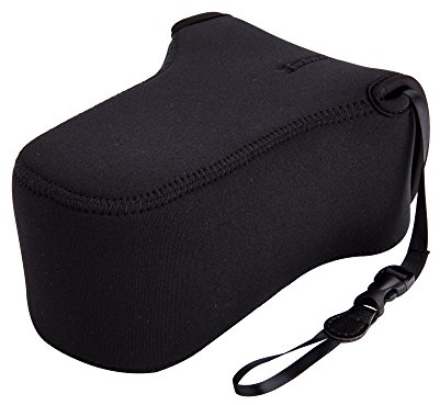 JJC Custodia per Fotocamera Mirrorless per Canon EOS M50 M5 M6 Mark II + EF-M 55-200mm/EF-M 18-150mm Obiettivo, per Fuji Fujifilm X-T30 X-T20 X-T10 X-T100 X-E3 + XF 55-200mm/XC 50-230mm Obiettivo
