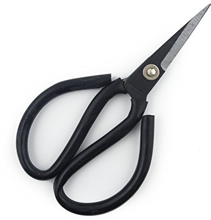 HAND® Small Cast Iron Heavy Duty Fabric/Garden/Wire Scissors, Black, 6.5 (16.5 cm)