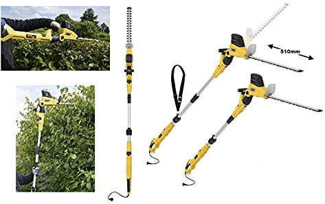 Tagliasiepi/Tagliasiepe elettrico 56cm 510W telescopico con testa snodabile - GTE510SP