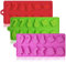 3 pezzi in silicone Candy stampi natalizi, Yucool Stampo per cioccolatini natalizi, regalo di Natale, a forma di albero di Natale, Babbo Natale head-red, verde, rosa