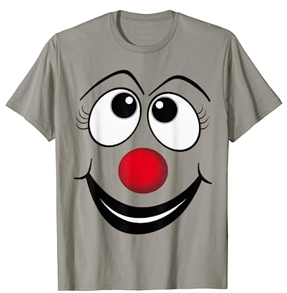 Karneval Clown Gesicht T-Shirt T-Shirt