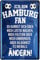 Blechschilder ICH Bin Hamburg Fan Metallschild für Fußball Begeisterte Dekoschild Geschenkidee 20x30 cm