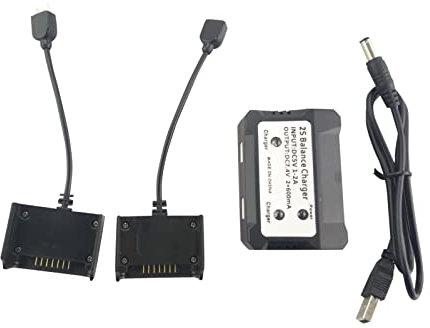 ZYGY 1pcs 2in1 Ladegerät & 2pcs Ladebox für MJX Bugs 3 pro B3pro D85 EX2H HS700 HS700D Brushless Quadcopter