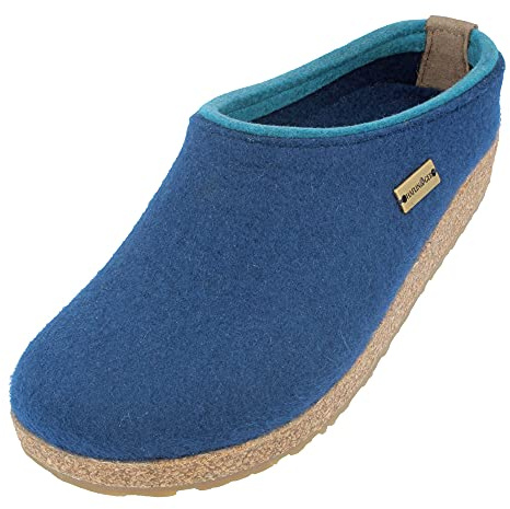 HAFLINGER Grizzly Kris Filzpantoffel Hausschuh Filzclog Kaskade, Gr. 46