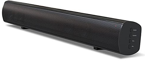 Cello Soundbar with 60 Watts Output and 2 Channel Speaker YW-S09, Bluetooth and AC/DC Built in Bluetooth, 12 volt compatible. Optical audio cable included. Cinematic sound quality.