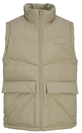 JACK & JONES Vesterbro Puffer Jacket SN Dark Grey Melange (Large)