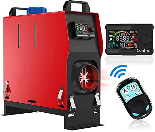 NAMVI 5KW 12V Diesel-Standheizung, All-in-One-LKW-Heizung, Diesel-Lufterhitzer mit schwarzem LCD, Fernbedienung, schnell heizende Dieselheizung, für Wohnmobil, Boot, Bus, PKW-Anhänger, Wohnmobile