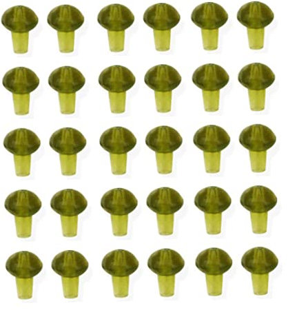 Haken stoppt Perlen Karpfen Rig Ring Stopper Fischereifixierpufferzubehör grün 100pcs, Angelzubehör, Angelausrüstung, Fischereigeschenke für Männer