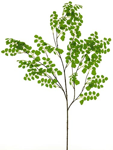 artplants.de Künstlicher Zweig Akazie YUSHU, grün, 130 cm - Akazienbaum Zweig