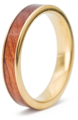 fablano Holzring Gold, 64 (20.4mm)