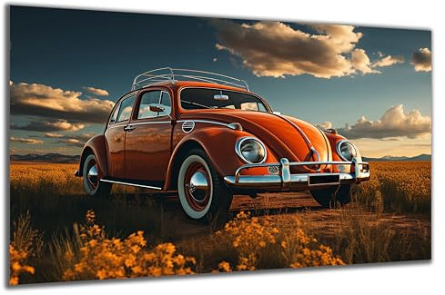 DARO Design - Wand-Bild auf 6mm HDF 40x30 cm Fahrzeug Auto - Wand-Deko Bilder Geschenk