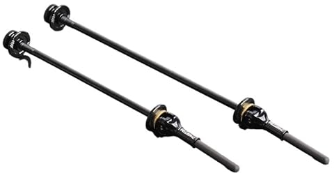 Gerrit Schnellspanner Fahrrad Schnellspanner TC4 Titanlegierung Achshebel for MTB Rennrad Ultraleichte Spieße Schnellspanner Fahrrad (Color : Black)