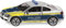 siku 1532, BMW M3 Coupé Polizei, Metall/Kunststoff, Silber, Spielzeugauto für Kinder, Öffenbare Türen
