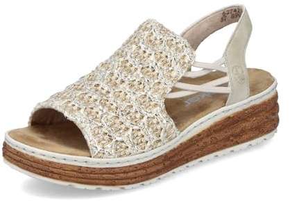 Rieker 62741 Sandales compensées Femme