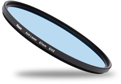 Kase Einschraubbarer Anti-Laser-Filter, stoßfestes gehärtetes optisches Glas (67 mm)
