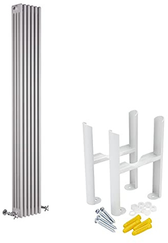 Hudson Reed Regent - Gliederheizkörper 1800mm x 290mm in Weiß