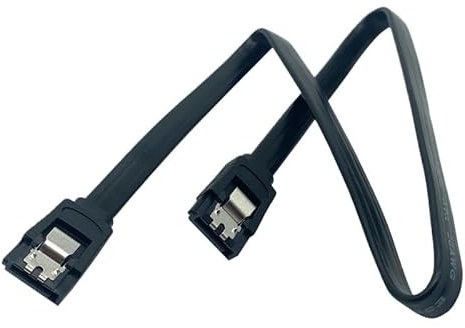 Set di 3 Cavi SATA III, Cavo Dati SATA 6Gb/s 0,3 m con Connettori Dritti + Cavo Adattatore di Alimentazione SATAY 15 Pin per SSD, HDD, Dischi Rigidi, Lettori CD/DVD/Blu-ray, Alta Velocità fino 6 Gb/s