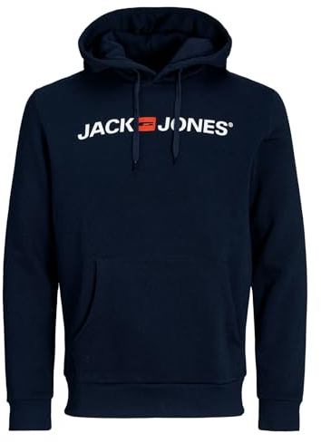 JACK & JONES Herren Kapuzenpullover Hoodie Corp Old Logo Sweat Hood Noos Pls