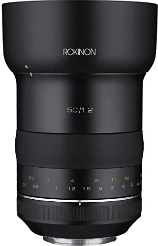 Rokinon SP 50mm F1.2, Manual Focus Lens for Canon EOS