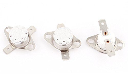Aexit 3 pcs KSD301 NC 165 Celsius thermostat Thermostat 250V 10A 571V818