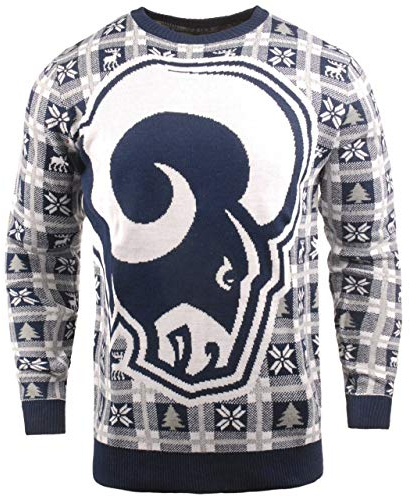 FOCO NFL Ugly Sweater Xmas Strick Pullover - Los Angeles Rams XL