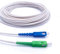 Elfcam - Câble/Rallonge Fibre Optique SC-APC à SC-UPC (Jarretière Optique pour Freebox Free – Delta – One – V2 – Mini – Révolution) Blanc/Vert (5M)