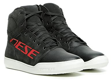 Dainese YORK D-WP SHOES DARK-CARBON RED 41
