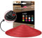 Doornado Multi Surface Door Stop - Heavy Duty Door Wedge - Anti Slip Rubber Buffer - 118x25 Red