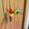 Garden Mile Crazee Raupe Metall Gartenornamente Wanddekoration Großes hängendes Tier Garten Ornamente Outdoor Wandkunst für Wände, Zäune, Schuppen, Metall-Wandkunst für Außen, Hof, Terrasse usw