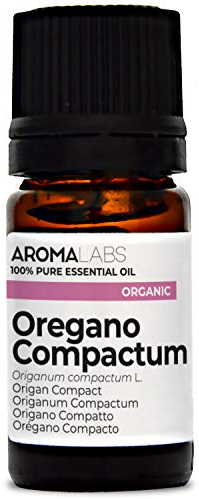 Aroma Labs - Orégano Compacto - Aceite Esencial Orgánico - Quimiotipado y Certificado AB - 5 mL