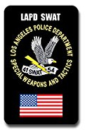 LAPD SWAT Aufkleber Los Angeles Police Department Special 12,5x20cm #A5031