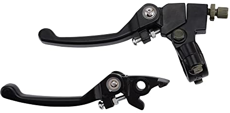 WOOSTAR 22mm 7/8 Lenker linker Kupplungshebel mit Barsch Bremshebel Ersatz für 110ccm 125ccm XR80 XR100 CRF80 XR200 SSR 125ccm Coolstes Roketa Baja Dirt Pitbike
