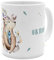 printplanet® Tasse mit Namen personalisiert - Motiv: BAER - individuell gestalten - Farbvariante Weiß