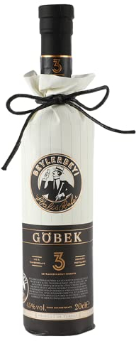 RAKI - Beylerbeyi Göbek Raki 20cl | Türkischer Brandy mit Anis aromatisiert - 100% frische Weintrauben - Ohne Zuckerzusatz | Dreifache Destillation - Alkoholgehalt 45%
