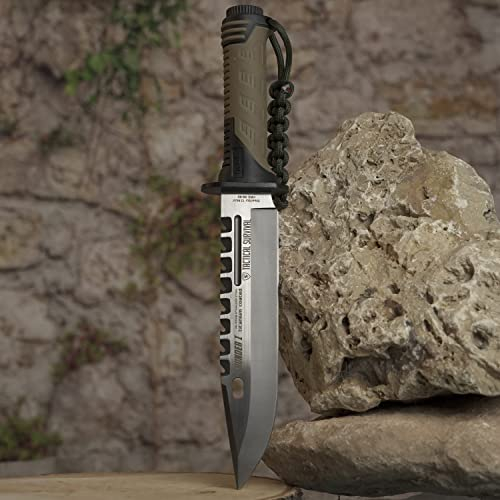 Coltello da sopravvivenza K25 Thunder 1 Special Edition con paracord Survival | TS Limited Series: Paracord multiuso, campeggio, outdoor, sopravvivenza SND-32018