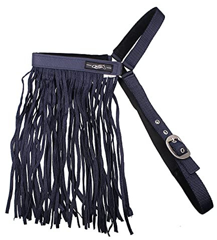 Fliegenfransen Fliegenmaske -ohne Halfter anzuwenden- farbig ARBO-INOX® (SHETTY, BLAU)