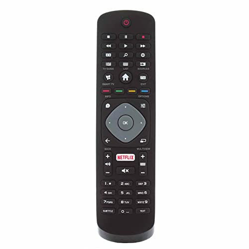 Vsnetwork Philips 4K UHD HDR Smart TV Remote Control 43PUS6262 49PUS6262 50PUS6262 55PUS6262 65PUS6262 No Programming