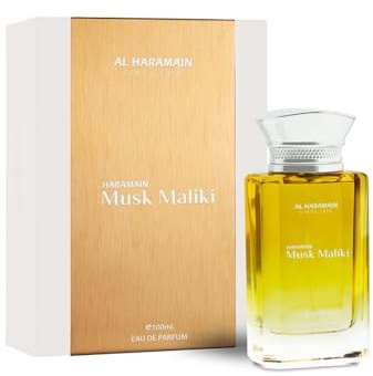 Al Haramain Musk Maliki 100 ml | Eau de Parfum für Damen | Spray, Unisex-Duft | Luxuriöses arabisches Parfüm