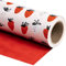 WRAPAHOLIC Wendbares Geschenkpapier – 43,2 cm x 94,4 m, süßes Erdbeer-Design, perfekt für Geburtstag, Urlaub, Hochzeit, Babyparty